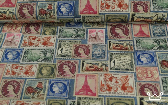 Digitale postzegels - De Stoffenkoning | De Stoffenkoning