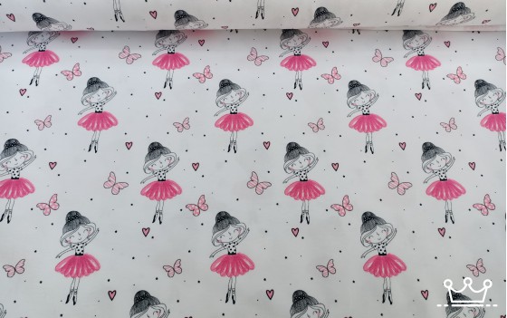 Tricot ballerina exclusief - De Stoffenkoning